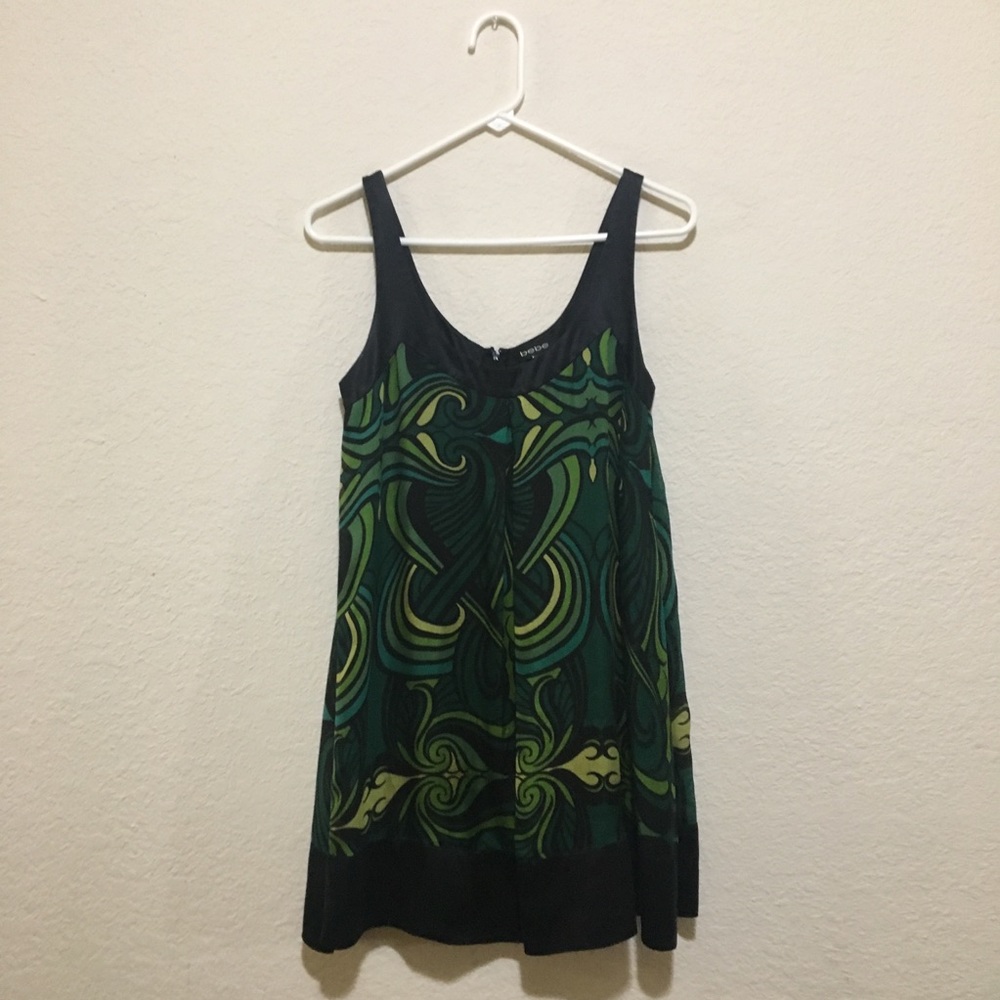 Bebe vintage paisley retro tunic blouse